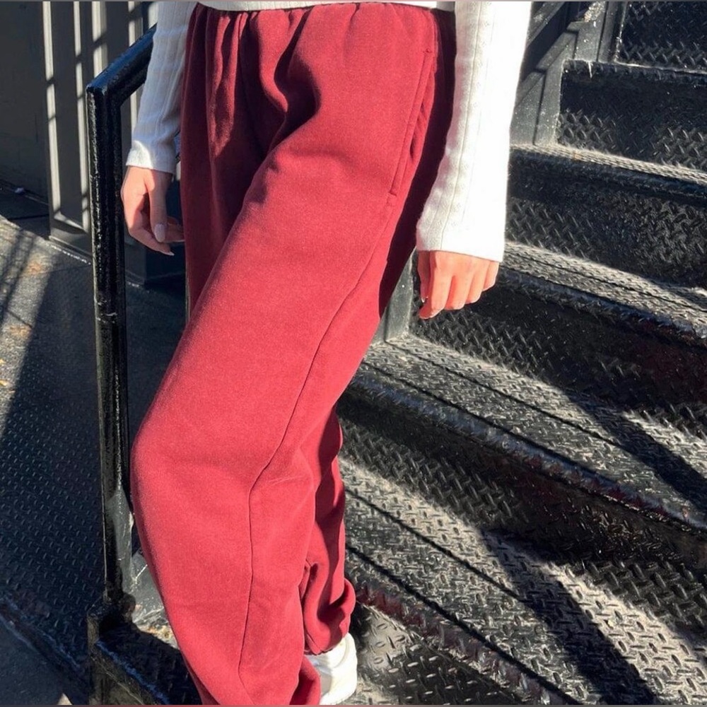 brandy Burgundy Sweatpants